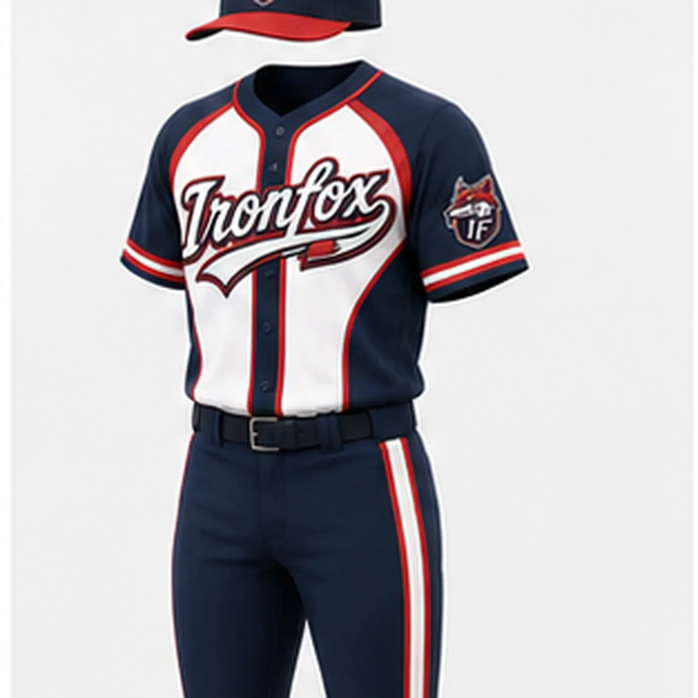 Ironfox Panel Baseball Uniform