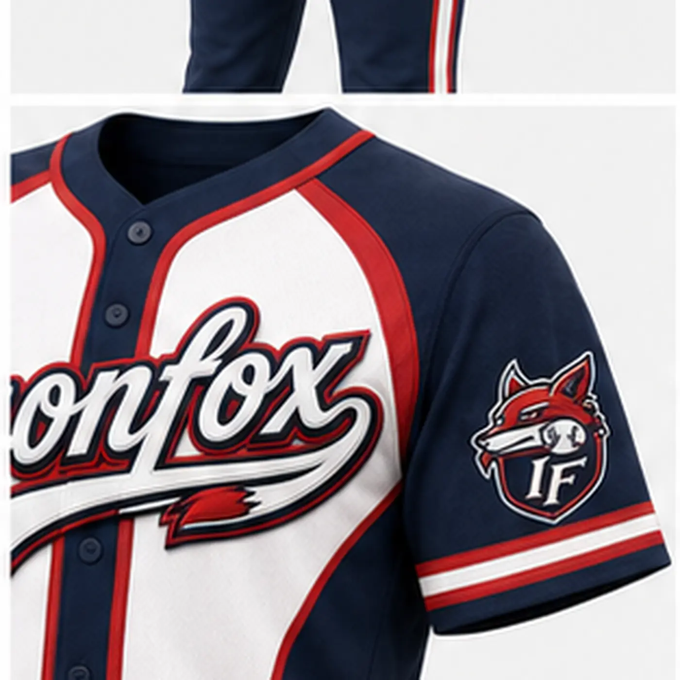 Ironfox Panel Baseball Uniform