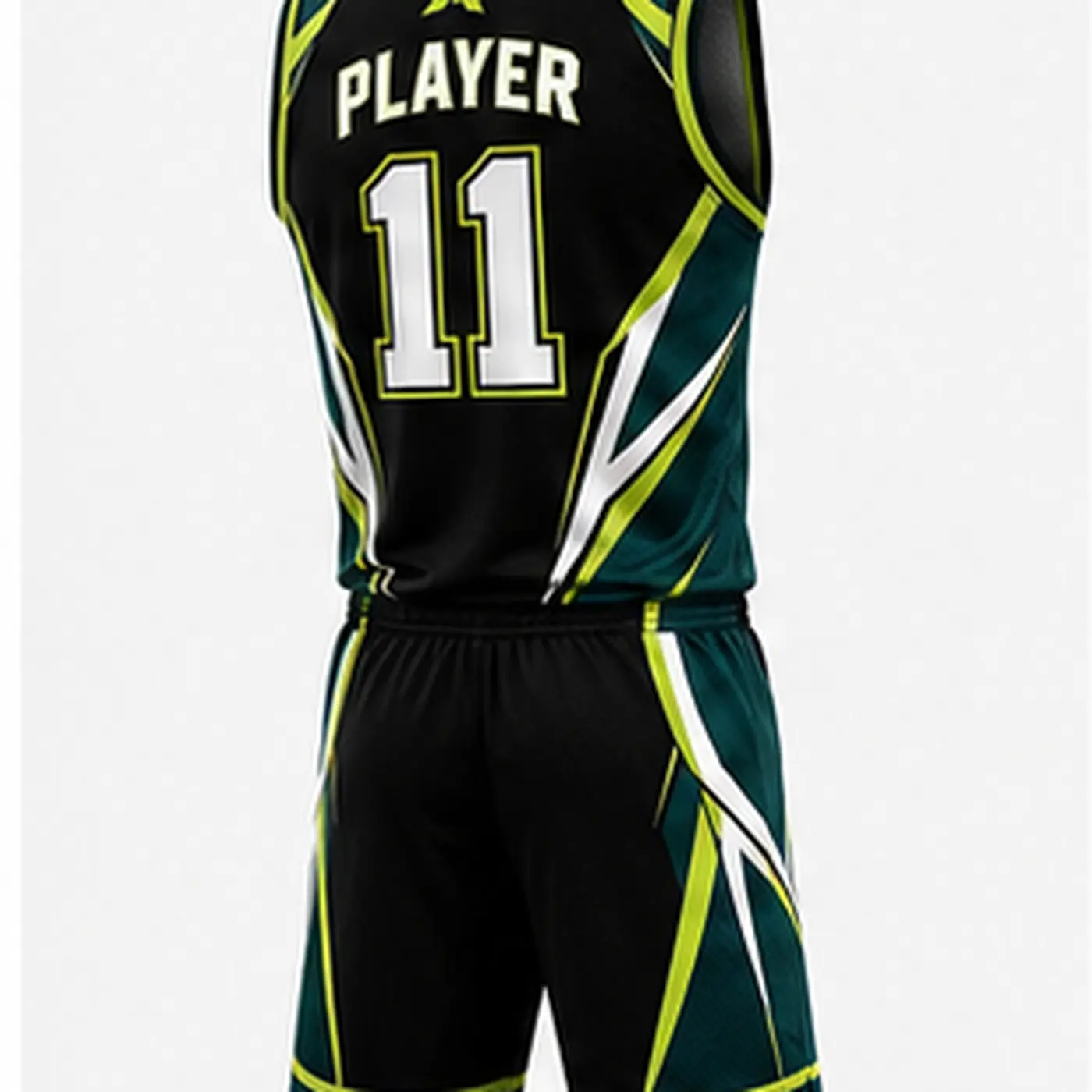 Neon Edge Basketball Uniform