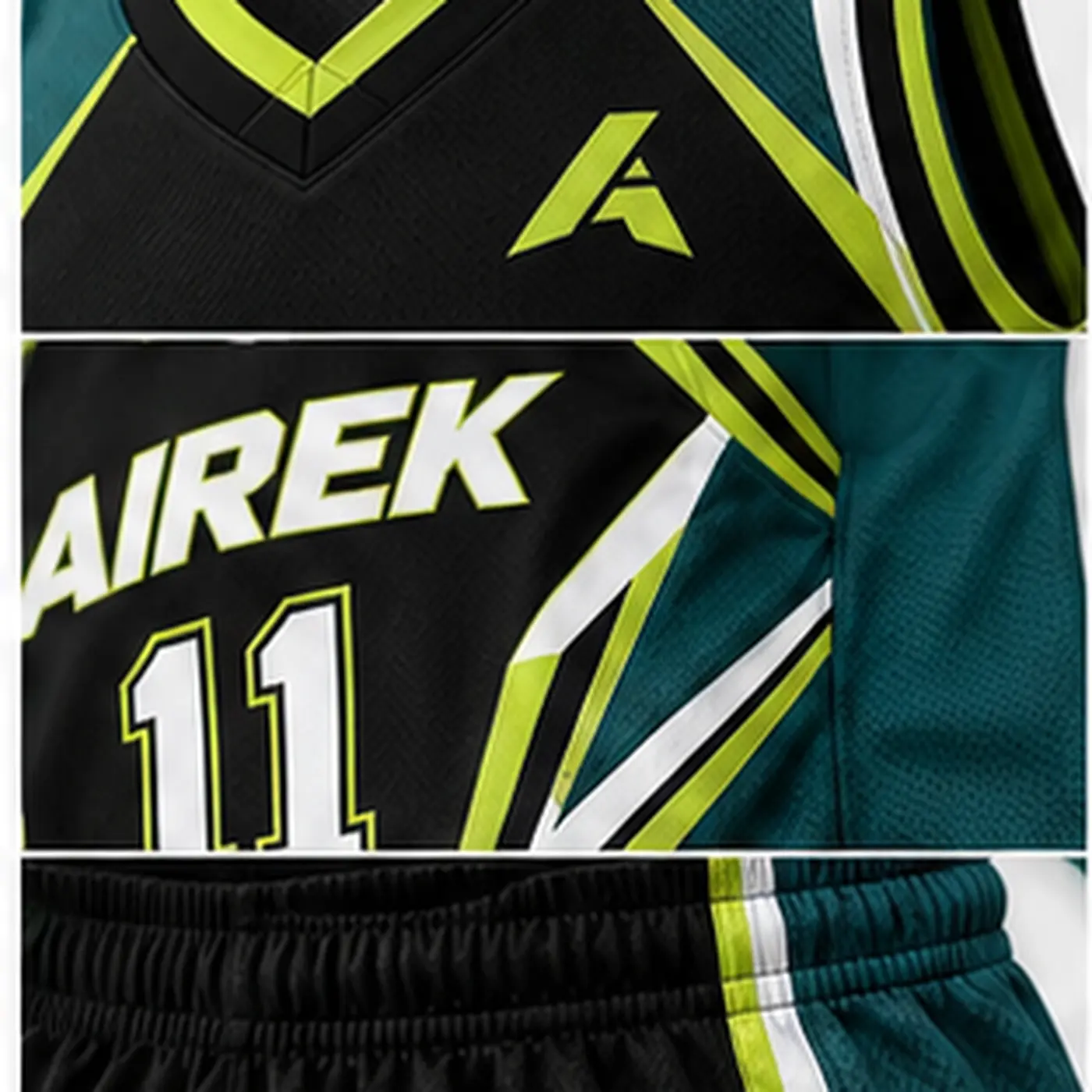 Neon Edge Basketball Uniform