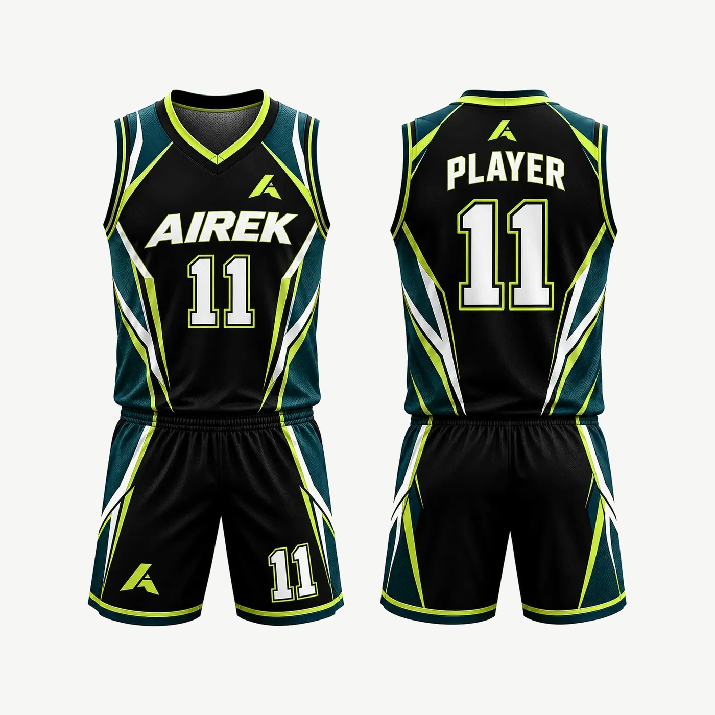 Neon Edge Basketball Uniform