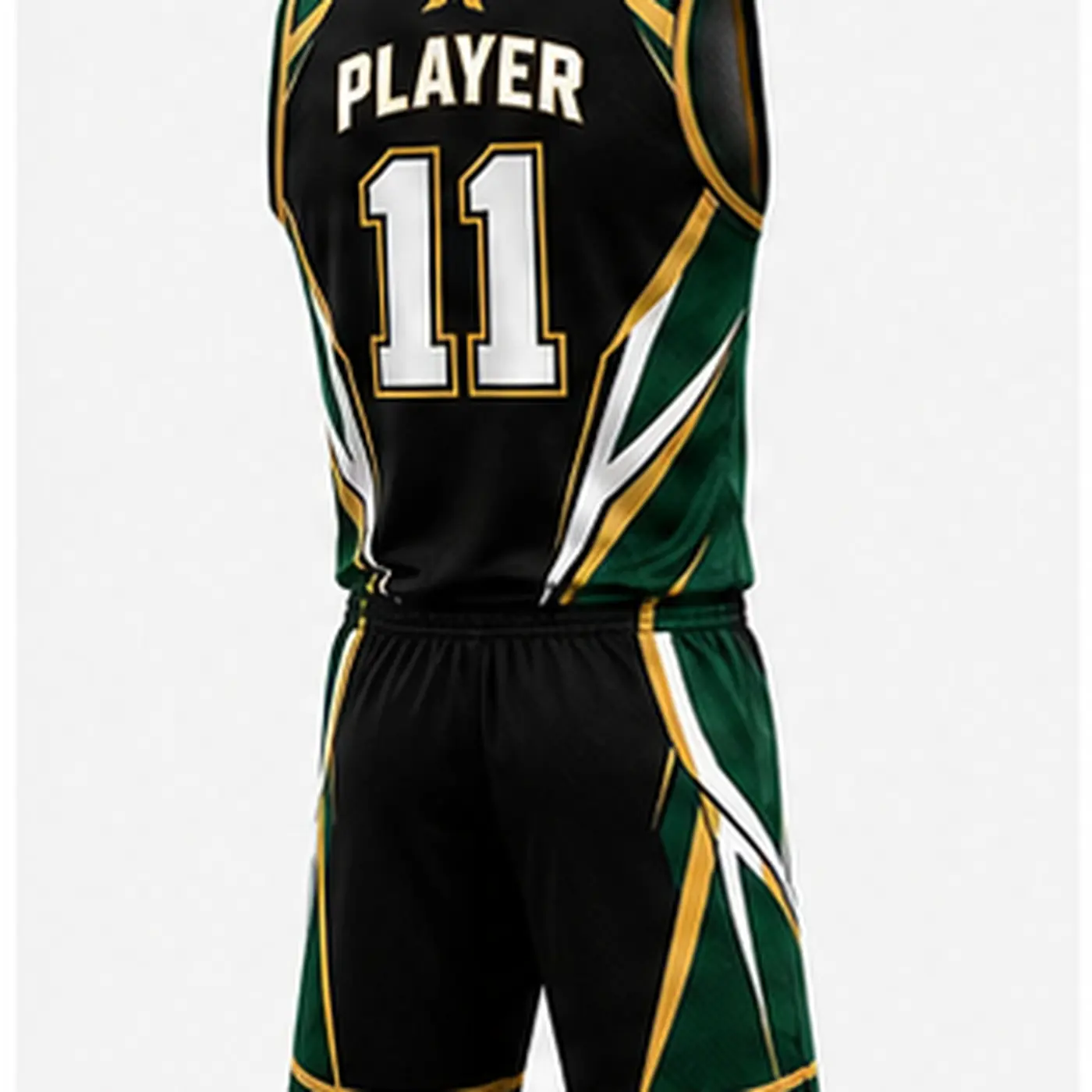 Forest Gold Basketball Uniform
