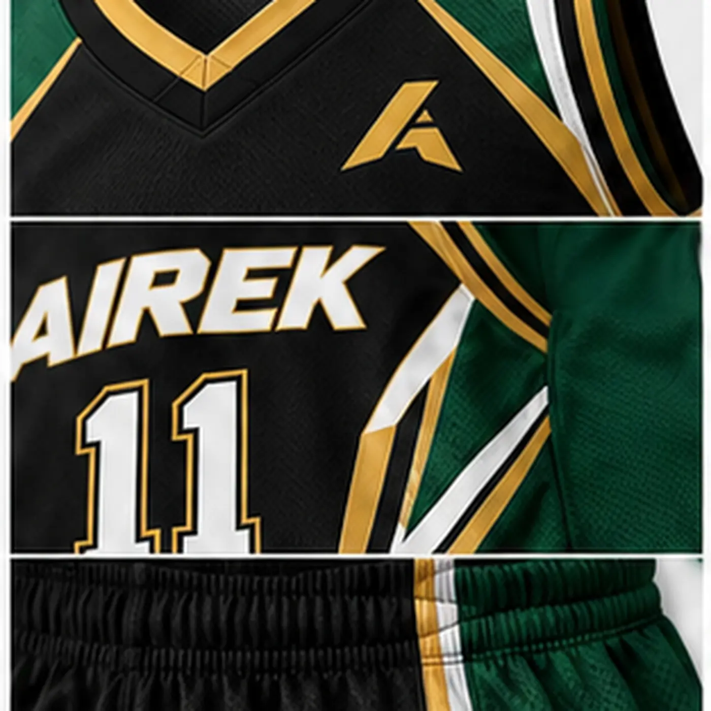 Forest Gold Basketball Uniform