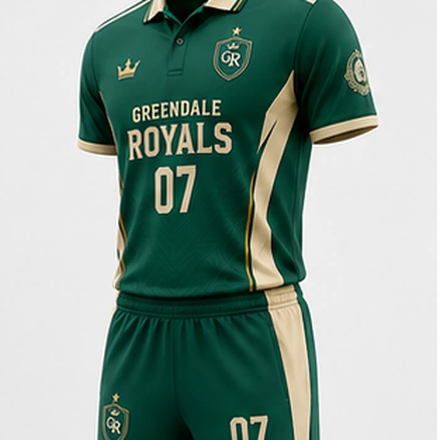 Green Royal Cricket Uniform