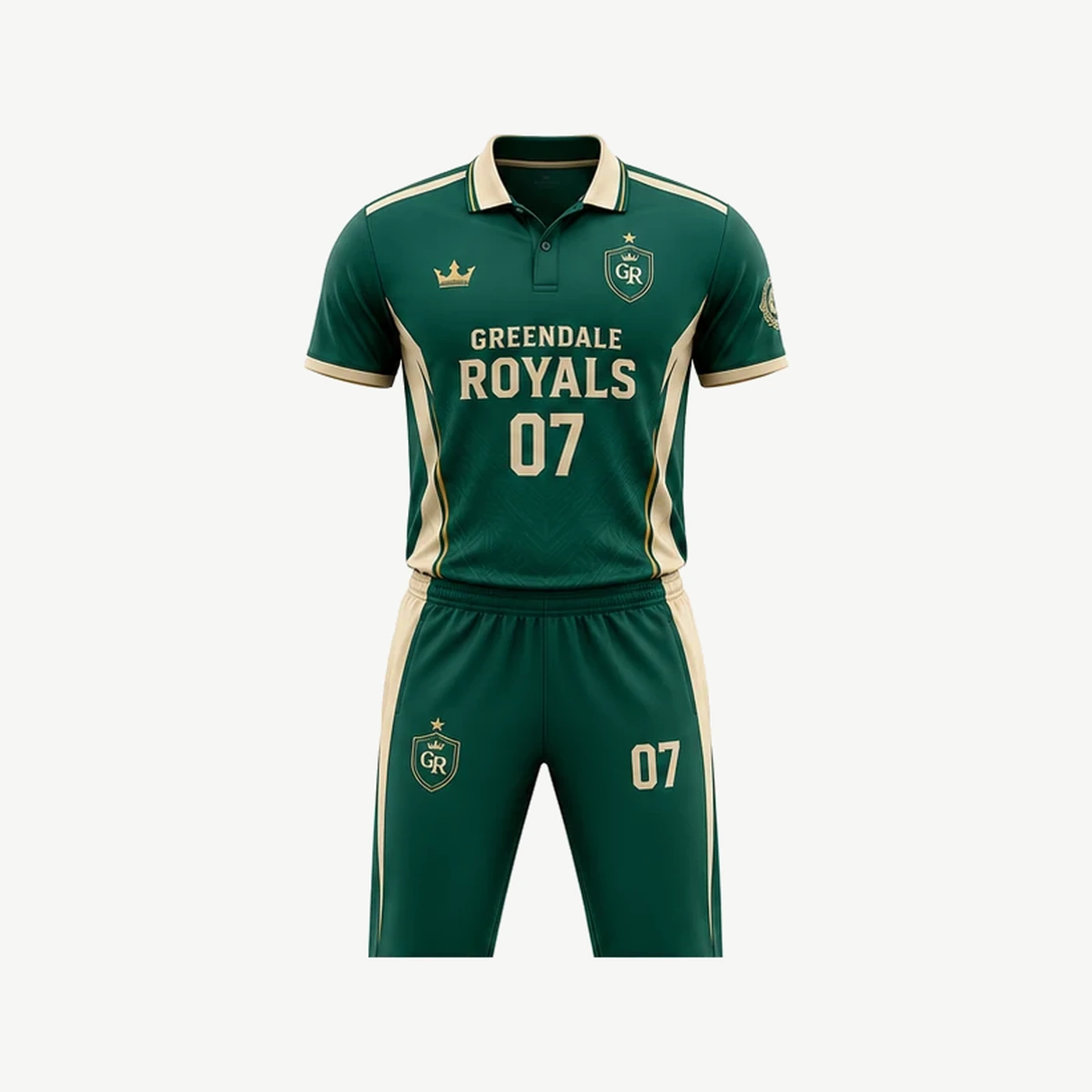 Green Royal Cricket Uniform