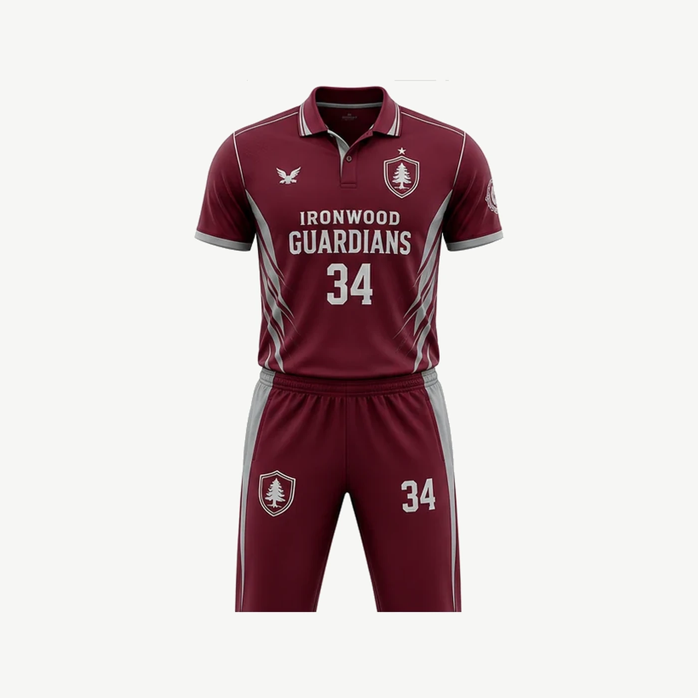 Ironwood Maroon Cricket Uniform