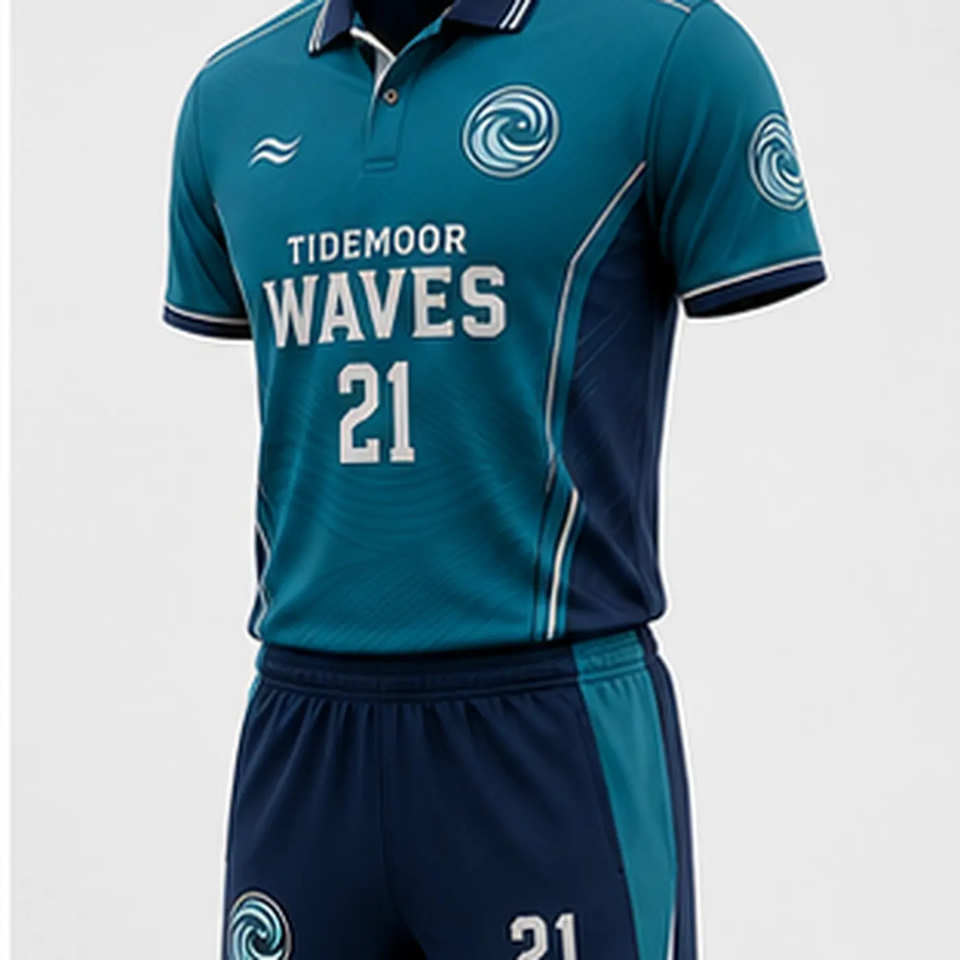 Tidemoor Teal Cricket Uniform