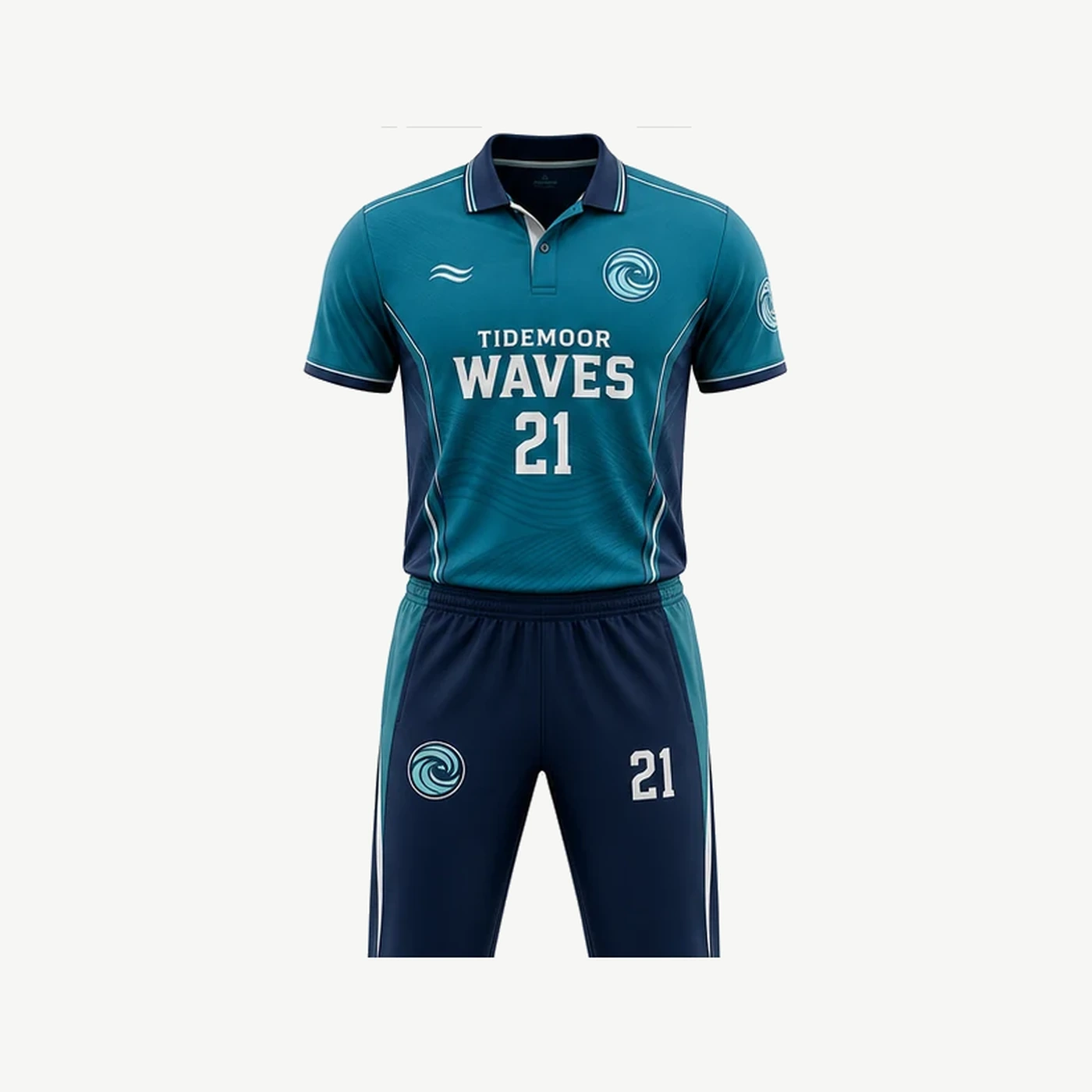 Tidemoor Teal Cricket Uniform