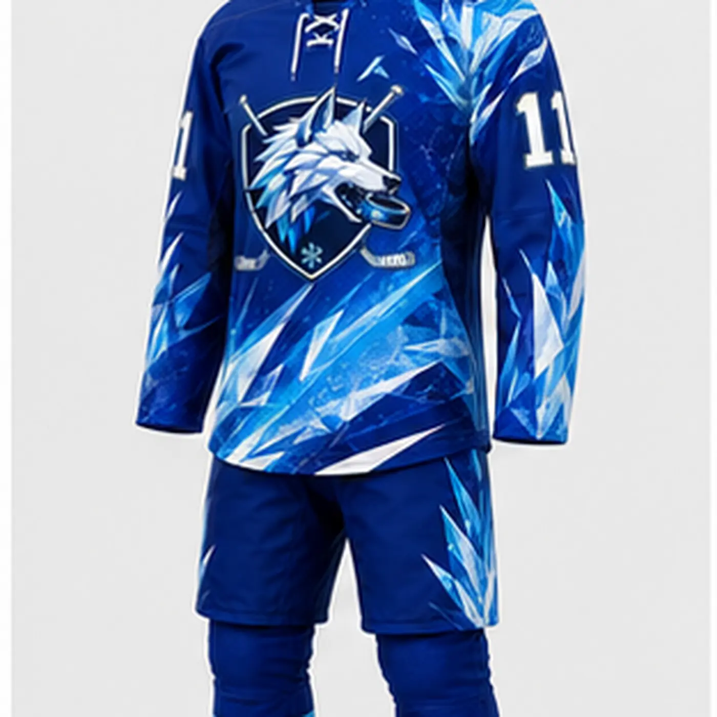 Arctic Wolf Hockey Uniform