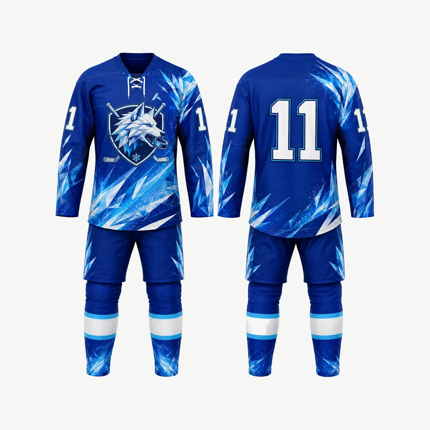 Arctic Wolf Hockey Uniform