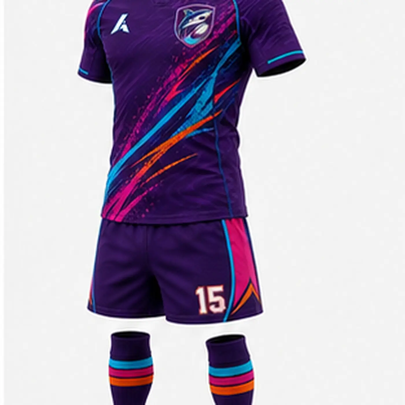 Neon Storm Rugby Uniform