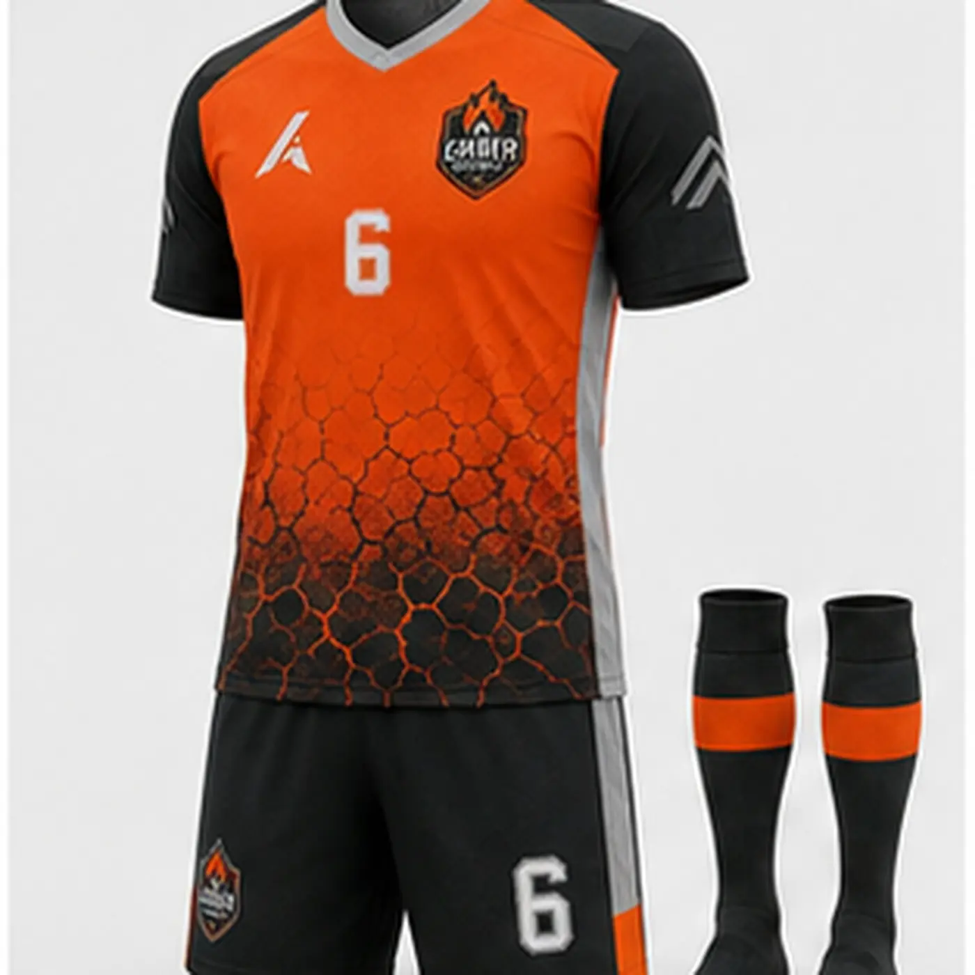 Ember Gradient Soccer Uniform