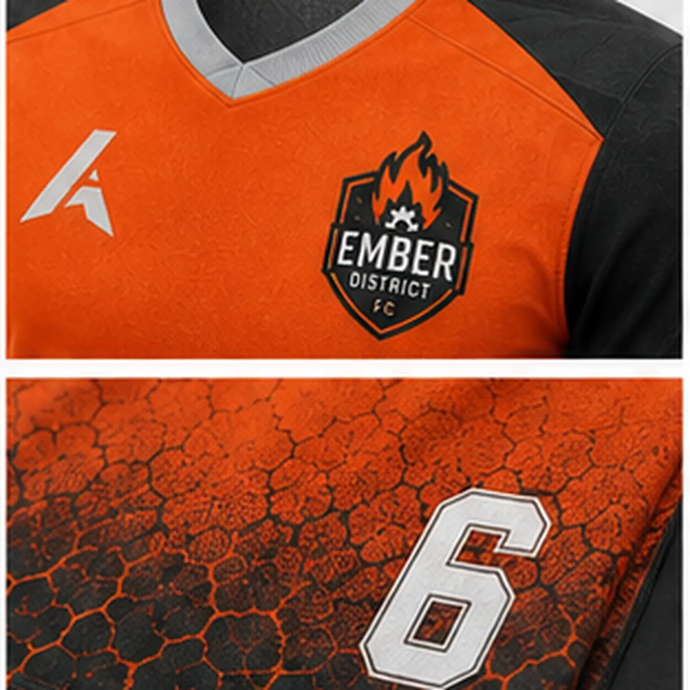 Ember Gradient Soccer Uniform