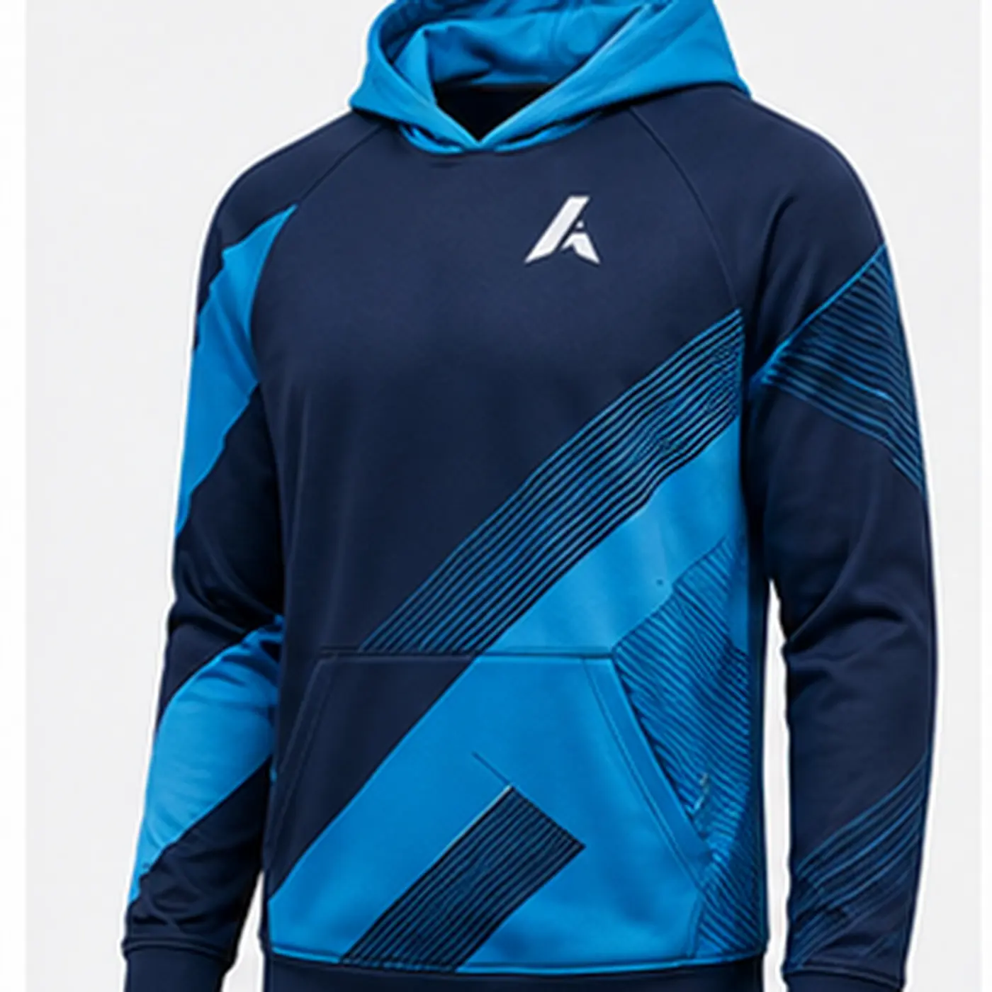 Cyan Velocity Sublimation Hoodie