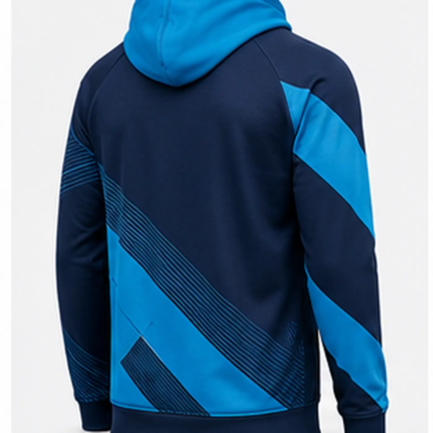 Cyan Velocity Sublimation Hoodie