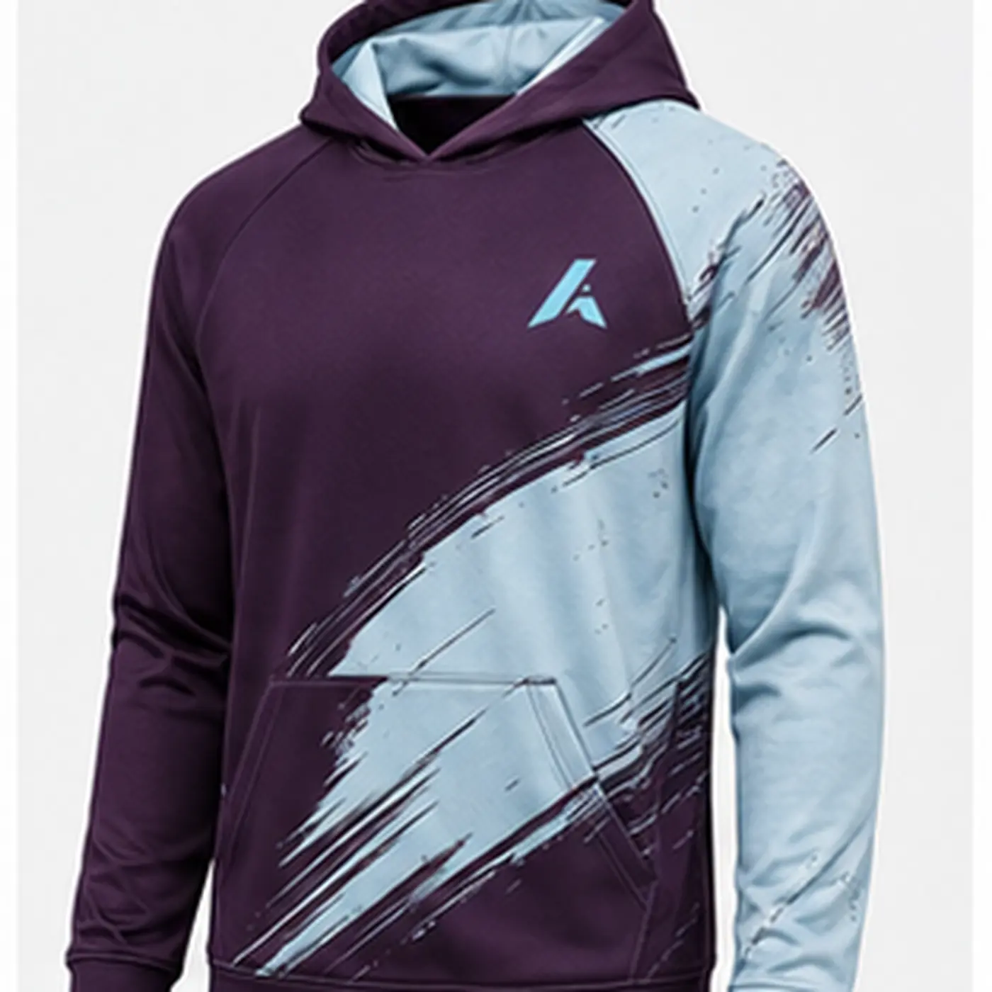 Plum Brush Sublimation Hoodie