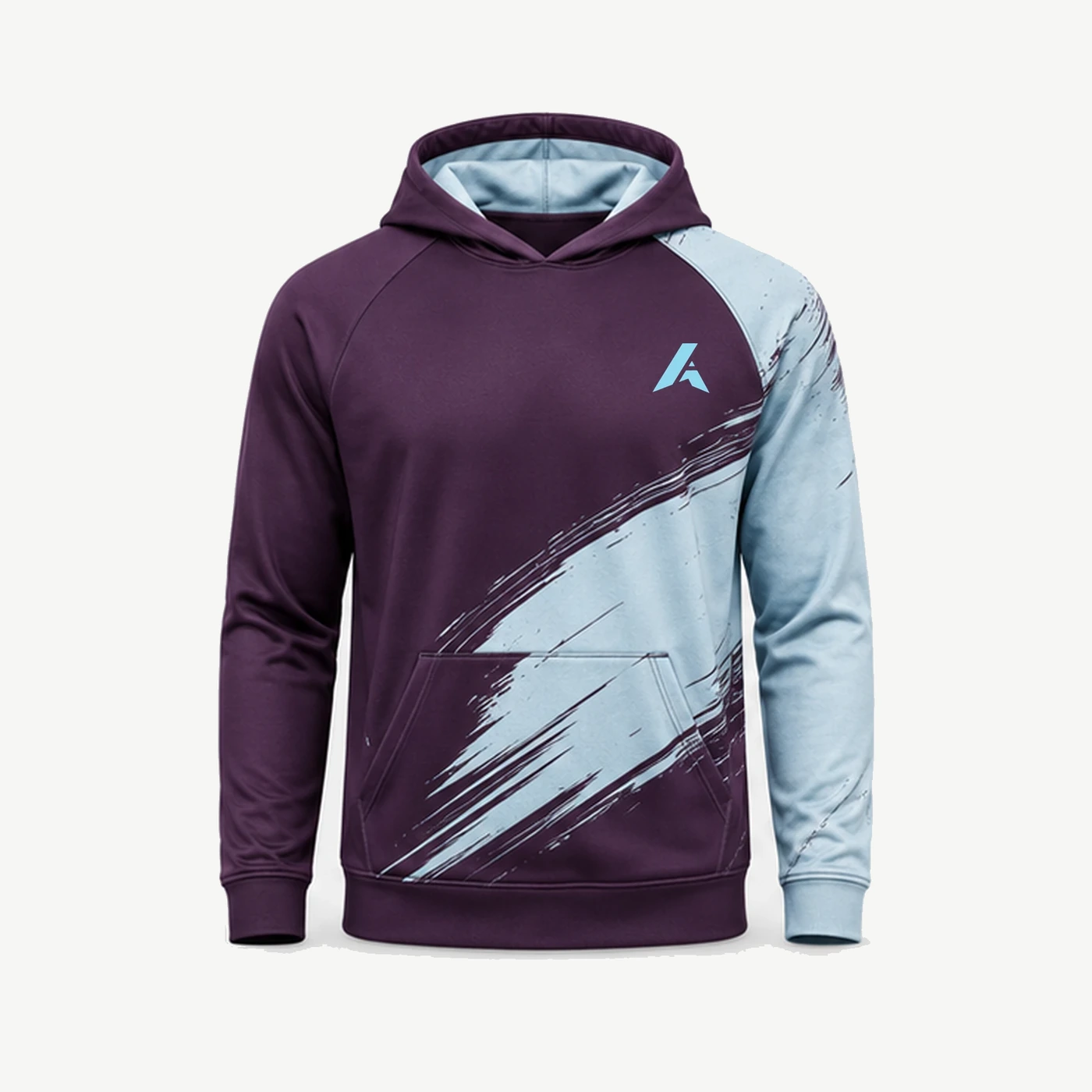 Plum Brush Sublimation Hoodie