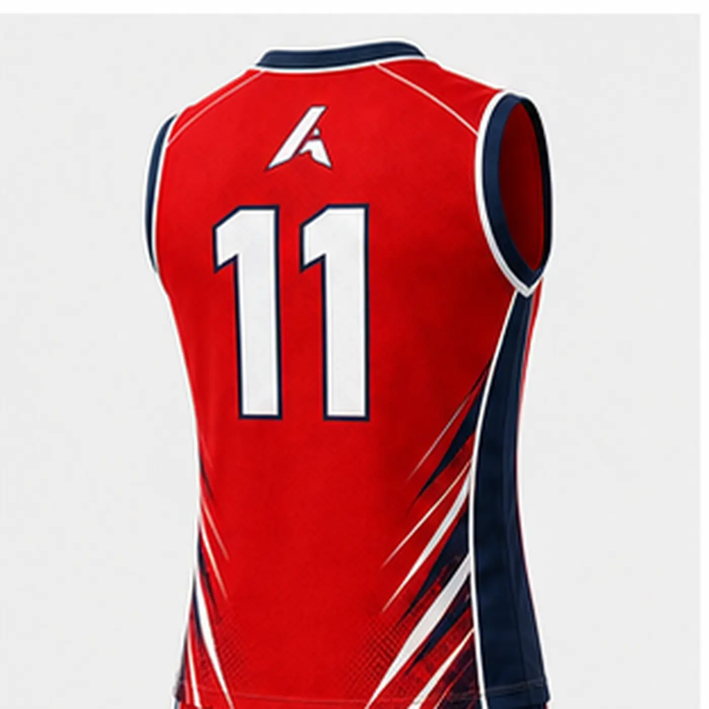 Red Slash Volleyball Uniform