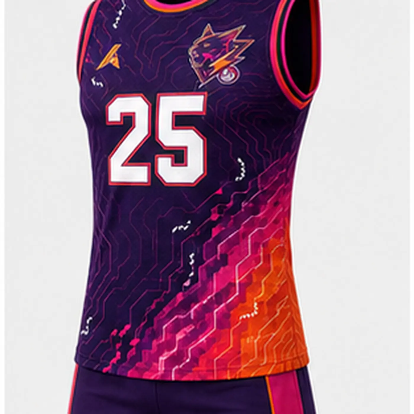 Purple Heat Volleyball Uniform