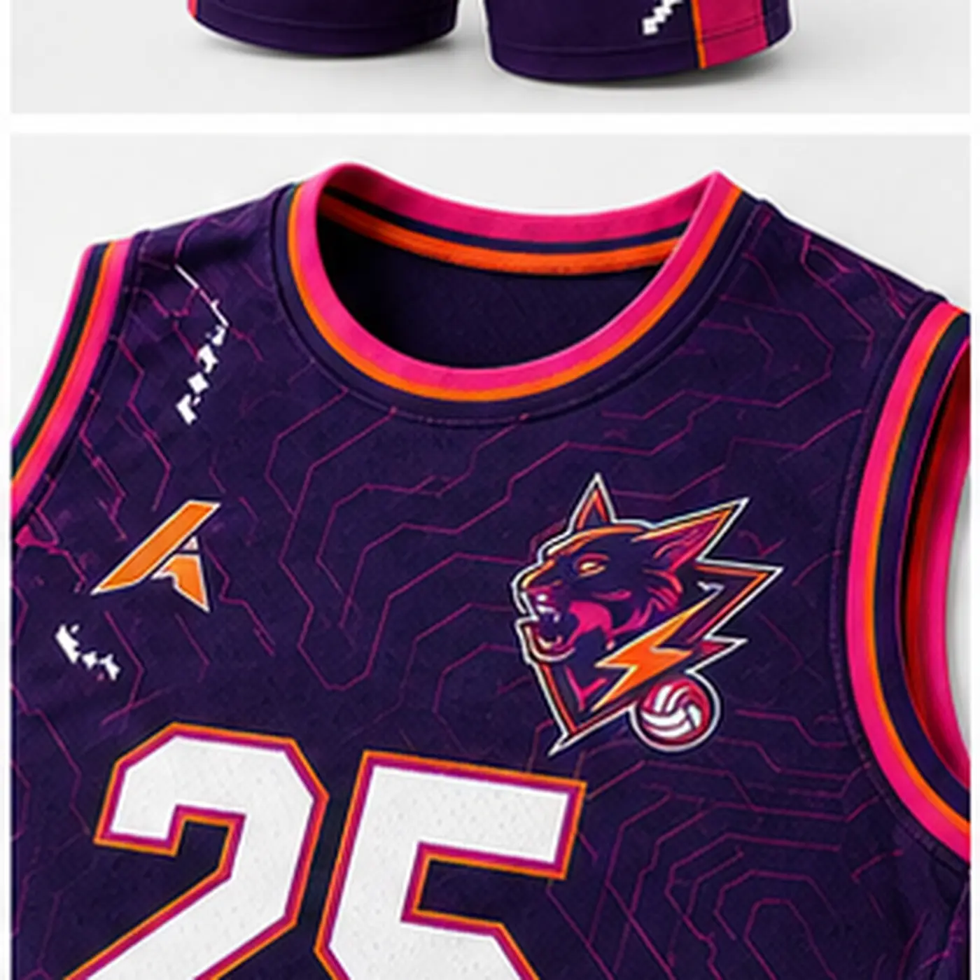 Purple Heat Volleyball Uniform