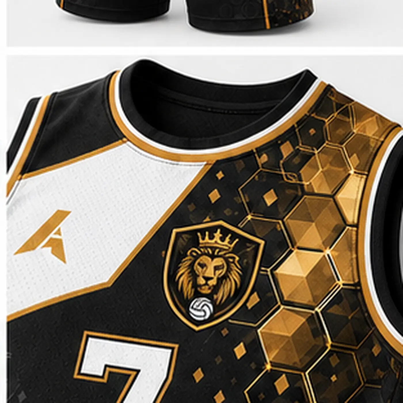Black Gold Volleyball Uniform